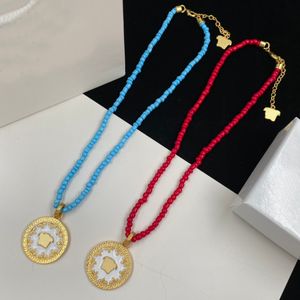 Designer vintage colares das mulheres dos homens colar começa marca dupla letra na moda colares de ouro para mulheres jóias designers presentes
