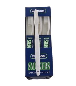 Tandborste 12pcslot Super Hard Toothborste Oral Care Hard Bristles Designad för rökare Vuxen Tandborste 2210183867757