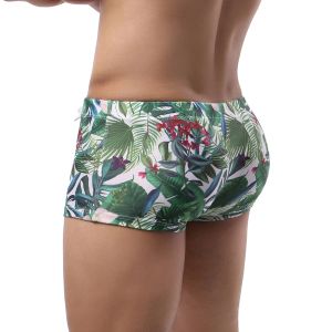 Venda quente de roupa de banho masculina boxers de cintura baixa sexy maiô calções de banho sunga hombre