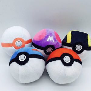 12cm Movies Elf Tv Plush Toy L Poke Great master Ball Collection Greatball Traball Masterball