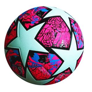 Soccer Balls Professional Size 5 Red Pu Material slitstemtent Match Training League Stitch Footbals Bola de Futebol 240301