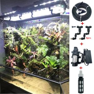 Opryskiwacze Heman Reptiles mgła mgła zraszacza zbiornik deszczowy Pet Humidification System chłodzenia gad Pet Terrarium System mgły