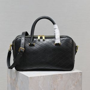 Ny stil designer rese bagage väska mode lyx äkta läder spegel kvalitet medium duffelväska för kvinnor män vandring handväska