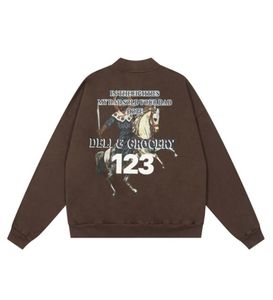 RRR123 Henry Collar Pullovers 123 Hästtryck Man Sweatshirt Plus Size Women039S Vintage Sweater Men039s Hoodies Sweatshirts2556706