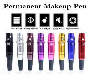 35000RM Дермограф Ручка для перманентного макияжа 8 цветов Электрическая машина для татуировки Микроблейдинг Красота Инструмент для бровей Подводка для глаз Пистолеты для губ Ki3052138