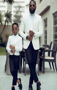 Ring Bearer Boy039S Formal Wear Tuxedos Shawl Lapel One Button Children Clothing For Wedding Party Kids 2 Piece Set White Jack2228028