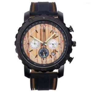 Wristwatches Large Dial Alloy Multi-functional Business Six-hand High-value Quartz Watch