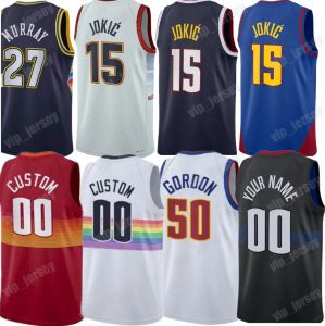 Custom Men Women Youth Denvers''Nugget''Nikola Jamal Murray Jokic Basketball Jerseys Michael Porter Jr. Denvers Carmelo Anthony Aaron Gordon Bones Hyland Jeff Green