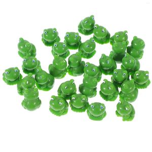 Garden Decorations 30 PCS Moss Frog Miniature Frogs Ornament Succulents Staty Figurer Tiny Harts Animal Bonsai