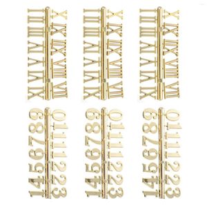 Accessori per orologi 6 pezzi di numeri di orologio fai-da-te Fornitura per la riparazione di numeri arabi e romani
