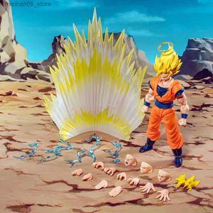 アクショントイのフィギュアデビルはDF SSJ2 GOKU MA JIN BAST SUPER SAIYAアニメーションアクションキャラクター玩具モデルギフトQ240313に適しています