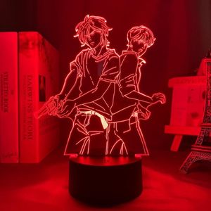 Banana Fish Led Night Light Anime for Bedroom Decor Child Kids Birthday Gift Manga Gadget Drop Banana Fish Lamp 201028293t