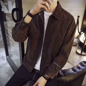 Men's Corduroy Jacket Jacket, Spring And Autumn American Style Top, 2024 New Pi Shuai Casual Fashion Brand Instagram Trend Style ,