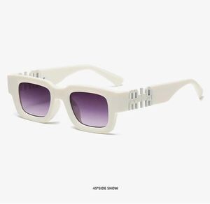 نظارة شمسية مربعة رجعية للرجال نساء مصمم فاخرة نظارات الشمس الجديدة
