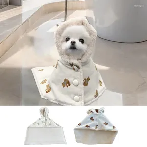 Cat Costumes Dog Cloak Blanket Bear Pattern Cape Puppy Pet For Bed Couch Car Sofa