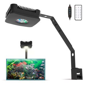 Lightings Lominie Aquarium LED Light 4 Channels 30 W Fresh Water Lamp Pixie 30 Med Holder Aquarium Lamp Fish Tank Light