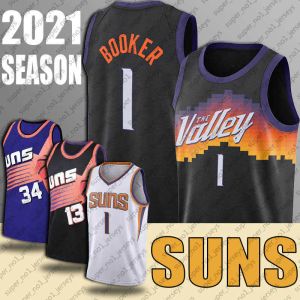 Personalizado Homens Mulheres Juventude Phoenix''Suns''Devin 1 Booker Jersey DeAndre Paul Ayton Jerseys Baksetball Retro Steve Charles Nash Barkley