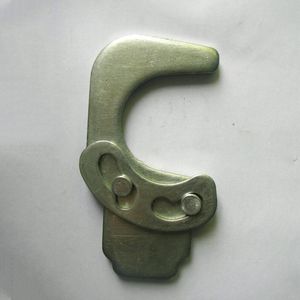 Metal stamping parts tensile parts Scaffold hook with lock piece Metal pipe clasp Factory direct sales Multiple thickness Customized product