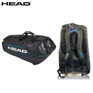 Bags 12 Pack Large Capacity HEAD Tennis Bag Zverev Collection Tennis Rackpack Insulation Protection Speed Head Tenis Accessories Bags