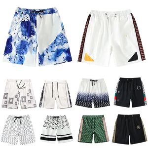 designer mens shorts beach pants european and american style brand trend classic simple checkered loose large women's same style