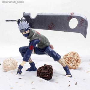 Action Figures giocattolo Hatake Kakashi Accessori per personaggi anime Personaggio d'azione Modello Doll Cartoon Giocattolo per bambini Fantastico regalo di compleanno Q240313