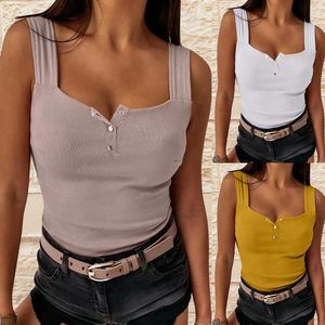 Camisoles Tanks Plain Camisole Weste Tank Top Ärmellos Crop Damen T Bluse Tops Shirt Damen