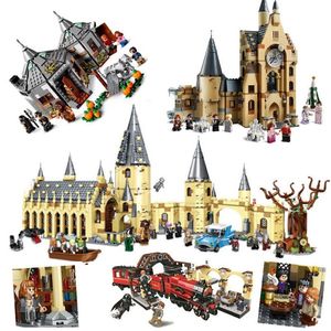 2020 NEUE Magische Tiere Schloss Gehetzt Bausteine Ziegel Potter Cartoon Action Figure Spielzeug Spiel Modell Anime Geschenk für Kinder c257J