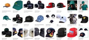 Araba Yarışları Takım Beyzbol Kapağı Brim Tasarımcısı Casquette Hat İşlemeli Açık Spor Sun Fabrika Şapkaları Karışım