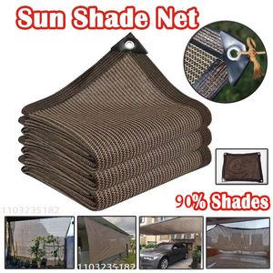 12-pinowa kawa Sunshade HDPE Sunshade Net Strona główna Ogród UV Ochrona 90% Słońce Balkon Net Balkon Sunshade CHORPORT NET NET 240309