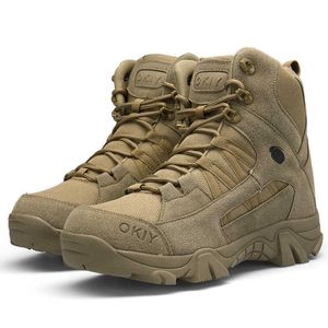 HBP غير العلامة التجارية تخصيص Botas Outdoor Mens Mens Boots Black Combat Tactical Boots for Men