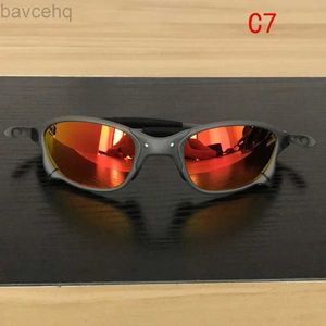 MTB Man Polarized UV400 Fishing Sunglasses Metal Bicycle Goggles Cycling Eyewear Riding Glasses D4-1 ldd240313