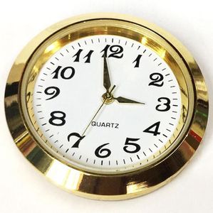 35mm Mini Insert Clock Watch Quartz Movement Gold Silver Metal Fit up Clock Insert Roman Mumerals Clock Accessories Whole BH352477820