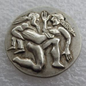 G27 Moneta d'argento greca artigianale TRACIA AR STATERE Copia Coin250E