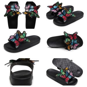 2024 Designer Sandal Clog Slide Mens Women Flip Flops Buckle Stock Slider Päls utomhus Fashions Summer Slipper Shoe Gai 36-45