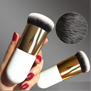 Make-up Pinsel Neue Mode Chubby Pier Foundation Pinsel Flache Creme Professionelle Kosmetische Highlight Lose Pulver Drop Lieferung Gesundheit B Otkwx