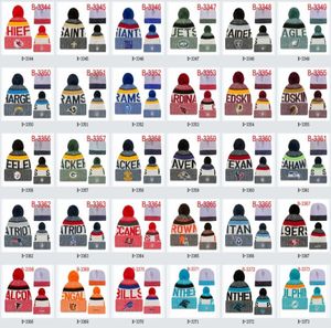 Gorros de inverno boné para todos os times de futebol, beisebol, basquete, gorros, equipe esportiva, mulheres, homens, moda popular, chapéu de inverno 7284422