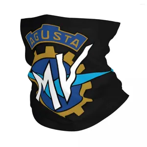 Шарфы с логотипом, бандана на шею, с принтом, для мотоцикла, мотокросса, MV Agusta, шарф для лица, для бега, унисекс, для взрослых, дышащий