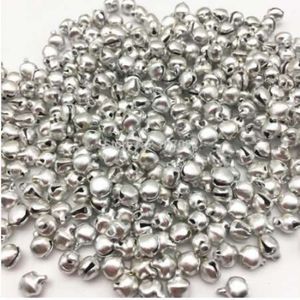 Beads Silver Aluminum Jingle Bells Charms Lacing Bell For Christmas Decorations DIY Jewelry Making Crafts260q