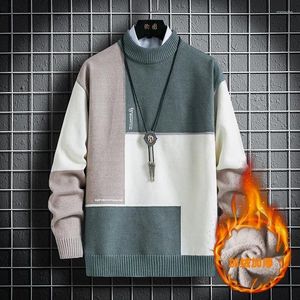 Maglioni da uomo Maglione Versione coreana della tendenza Autunno e inverno per bambini grandi, ragazzi addensati primaverili