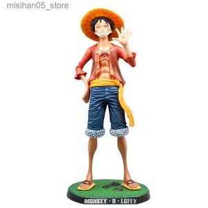 Aktionsspielfiguren One Piece Figuren Gk Monkey D. Actionfiguren Strohhut Animation PVC Statue Modellsammlung Spielzeug Dekoration Geschenke Q240313