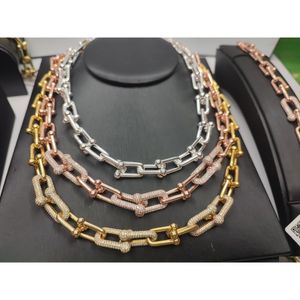 Catene Nuovo 925 Sier Placcato oro 18K Bracciale con ciondolo Collana Cambiamento graduale Anello Moda Gioielli Designer Donna Uomo Coppia Cuban Chai Otqyu