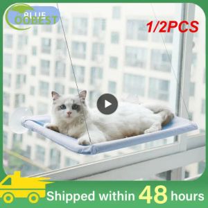 Paspas 1/2pcs Pet Kedi Hammock Asma Kedi Yatağı Yatak 20kg Rahat Kedi Güneşli Pencere Koltuk Dağı Kedi Tırmanma Çerçevesi Evcil Hayvan