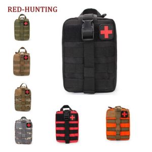 Väskor Molle Medical Package Utility Tactical Pouch Medical First Aid Kit Patch Bag Cover Jakter Emergency Survival Bag