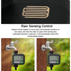 Timers Irrigation Timer Automatyczne podlewanie urządzenie ogrodowe balkon deszczowy Sensing Sterowanie systemu nawadniania