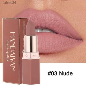 Lippenstift Handaiyan 6 Farben Matt Wasserdicht Samt Nude Lippenstift Sexy Rotbraun Pigmente Make-up Langlebig Profissional 240313