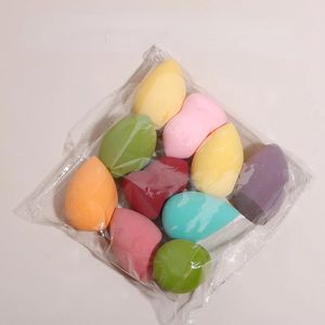 10 Pcs Beauty Blender Eggs Soft Elastic Makeup Sponge Color and Shape Random Powder Puff Makeup Tools Cosmetiquera 240229