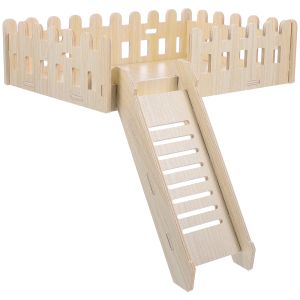 Cages Ladder Hamster Cage Supply Guinea Platform Toy Wooden Climbing Biteresistant