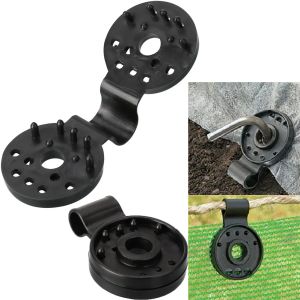 Reti 40 Pz Tenda da sole per campeggio esterna Clip per rete Panno per ombra a effetto serra Morsetto fisso Bianco Nero Recinzione in plastica Rete Gancio Attrezzi da giardino