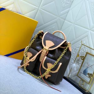 2024 Mini Backpack Excursion Designer Bag Women's Lousis Vouton Bags Genuine Leather Soft Leather Handbag Luxury Book Bag with Multiple Pockets