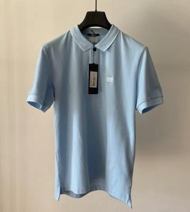 Polos de bordados clássicos de bordados casuais casuais camisetas tampas de colar de manobra masculina ao ar livre com etiqueta original